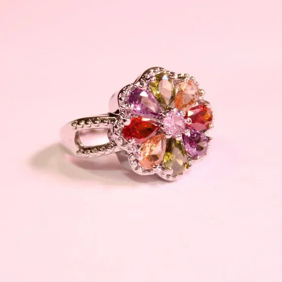FLOWER RING - Picture 5 of 6